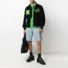 SS21 Logo-brodert Athleisure Casual sportsjakke, svart