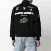 SS21 Logo-brodert Athleisure Casual sportsjakke, svart