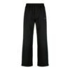 SS21 Logo-brodert casual sportsbukser, svart