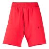SS21 Logo-broderte sportsshorts Rød