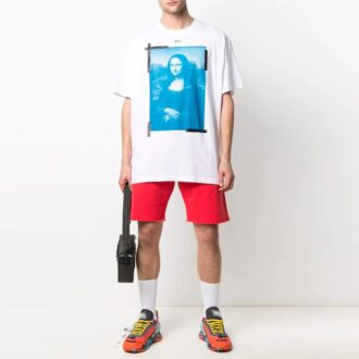 SS21 Logo-broderte sportsshorts Rød