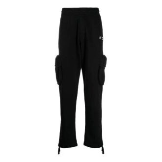 SS21 Logo Cargo-joggebukse, slim fit-versjon, svart