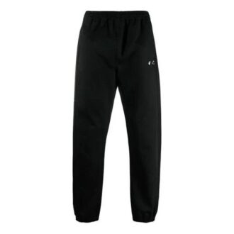 SS21 Logo Casual lange bukser, svart