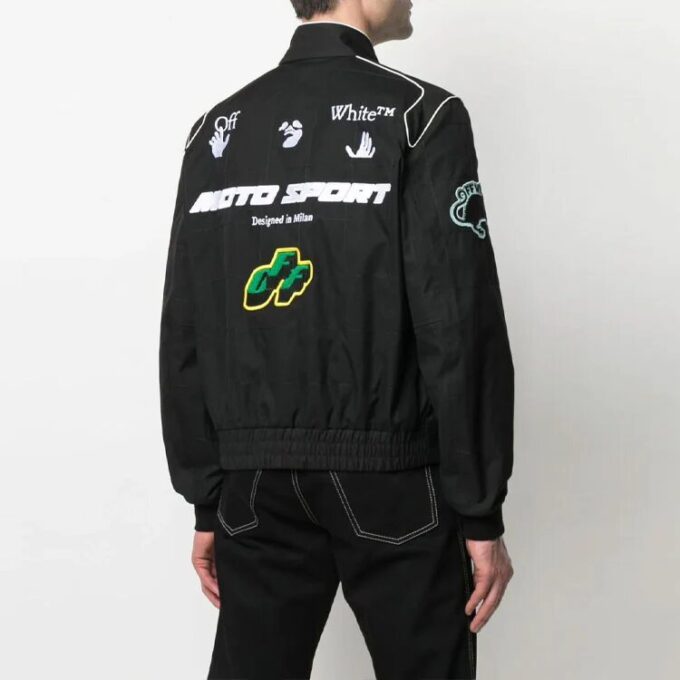SS21 Logo-jakke, standardversjon, svart