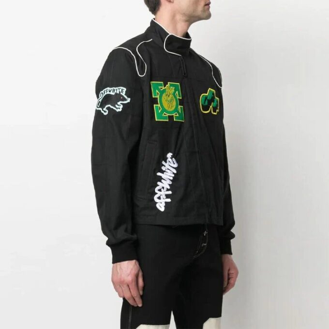 SS21 Logo-jakke, standardversjon, svart