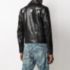 SS21 Logo-mønster Glidelås Slim Fit-versjon Svart