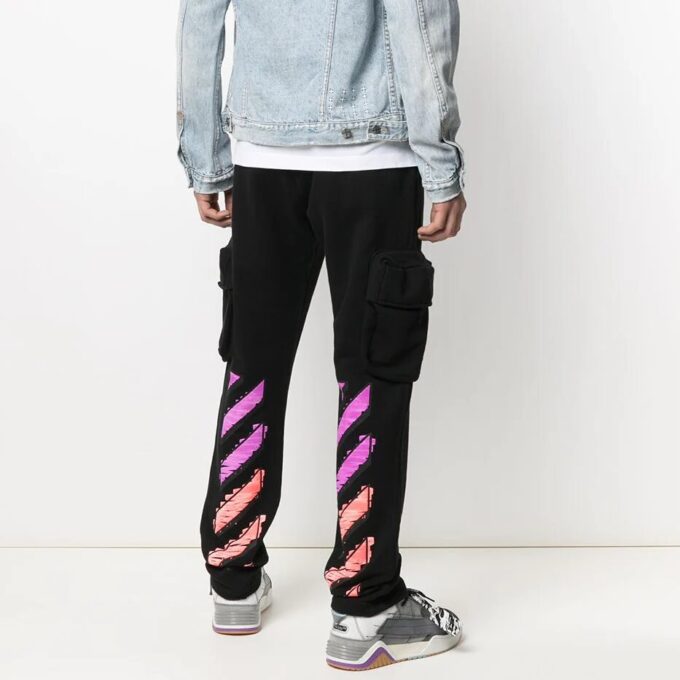 SS21 Logo Pocket Casual Sports Bukser Black
