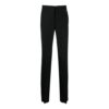 SS21 Logo rett casual langbukser, slim fit-versjon, svart