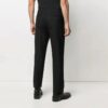 SS21 Logo rett casual langbukser, slim fit-versjon, svart