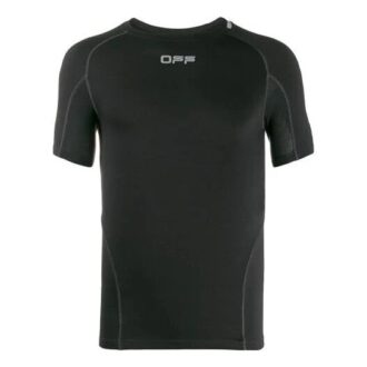 SS21 Logo Sports kortærmet slim fit-versjon svart