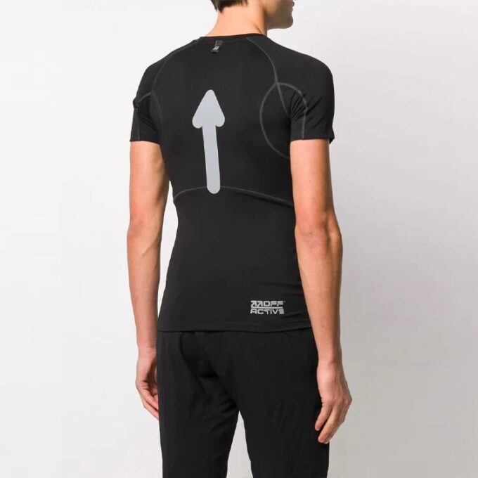 SS21 Logo Sports kortærmet slim fit-versjon svart