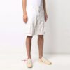 SS21 Logo-trykk Cargo-lommeshorts Hvit