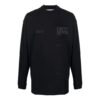 SS21 Logo-trykk, langermet, svart