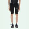 SS21 Logo-trykk, myke elastiske sportsshorts, slim fit-versjon, svart