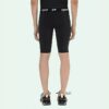 SS21 Logo-trykk, myke elastiske sportsshorts, slim fit-versjon, svart