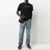 SS21 Logo-trykk på ryggen Rund hals Shorts Kort erme Vanlig versjon Svart