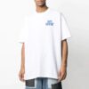 SS21 Logo-trykk Pullover Kort ermet Løs passform Hvit