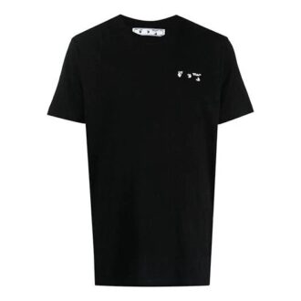 SS21 Logo-trykk Rund hals Kort ermet Svart