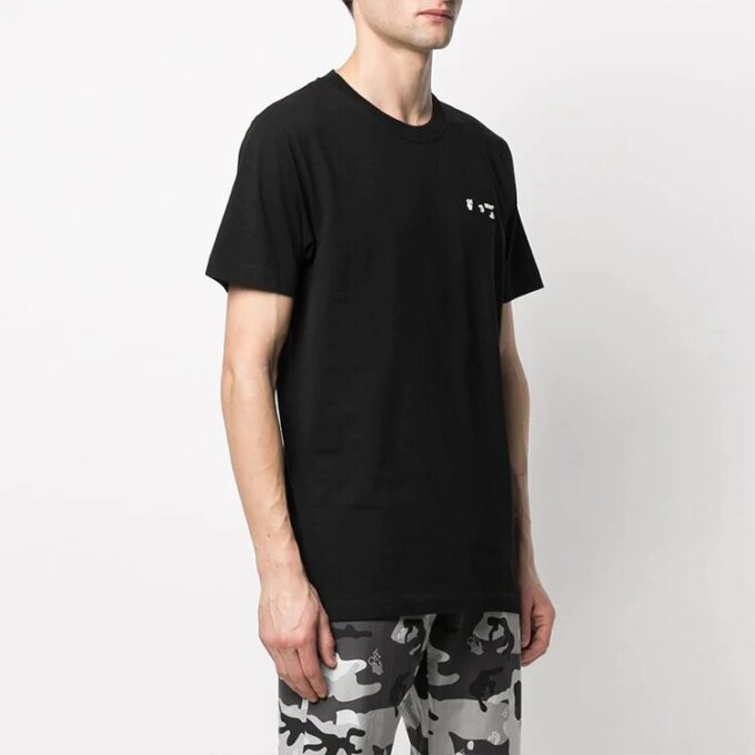 SS21 Logo-trykk Rund hals Kort ermet Svart