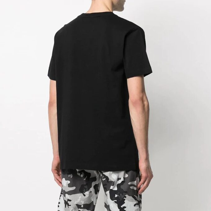 SS21 Logo-trykk Rund hals Kort ermet Svart