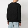 SS21 Logo-trykk, rund hals, lange ermer, svart