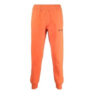 SS21 Logo-trykk Sportsbukser Unisex Oransje