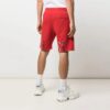 SS21 Logo-trykk, sportsshorts med rett passform, rød