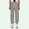 SS21 Logo-trykk Stripe Sports lange bukser lysegrå