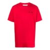 SS21 Logo2-trykk Rund hals Shorts Versjon Rød