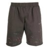 SS21 Mønstrede, løse sportsshorts, grå