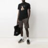 SS21 Mønstrede, løse sportsshorts, grå