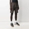SS21 Mønstrede, løse sportsshorts, grå