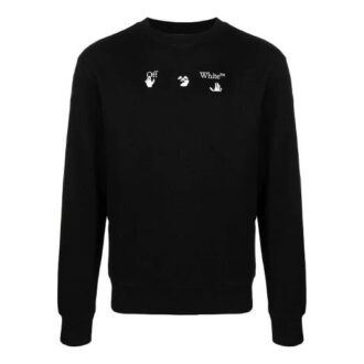 SS21 Peace Worldwide Logo Rundhalset genser Svart