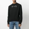 SS21 Peace Worldwide Logo Rundhalset genser Svart