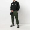 SS21 Rød tunge over logo-trykk, pullover med løs passform, svart