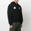 SS21 Rød tunge over logo-trykk, pullover med løs passform, svart