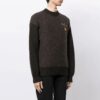SS21 Rundhalset Brodert Brun
