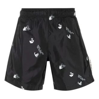 SS21 Shorts med logotrykk, svart