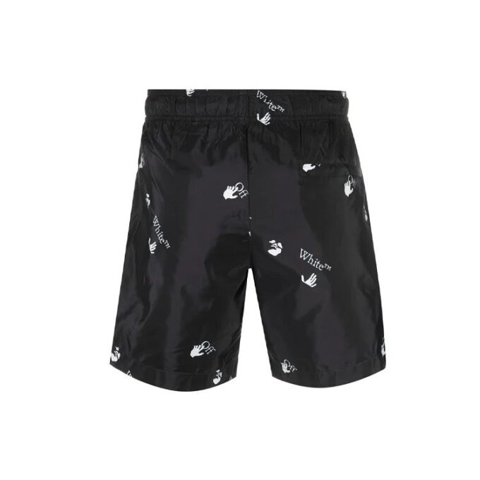 SS21 Shorts med logotrykk, svart