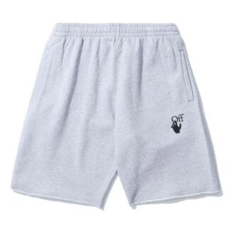SS21 Shorts med trykk og elastisk linning, grå