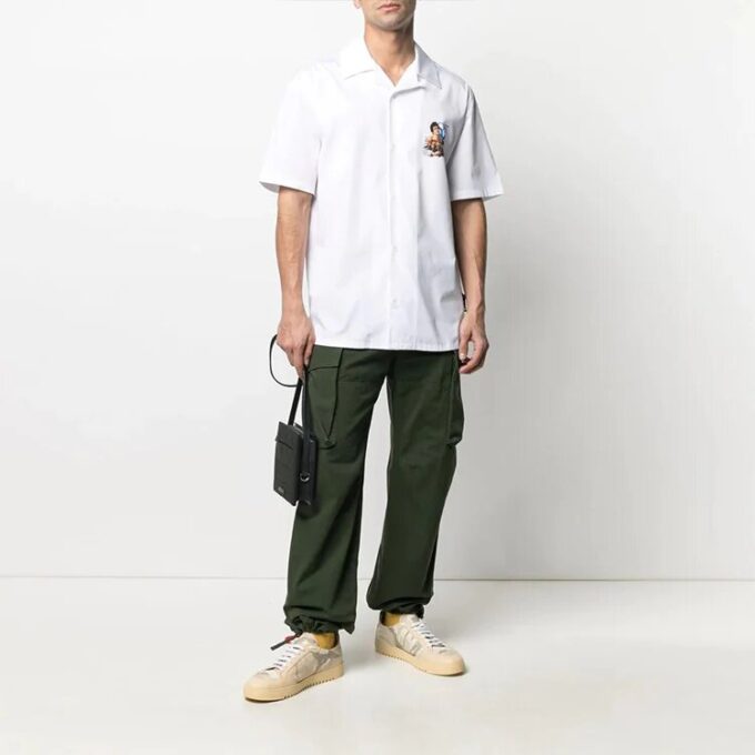 SS21 Side Straight Cargo-bukser, grønn