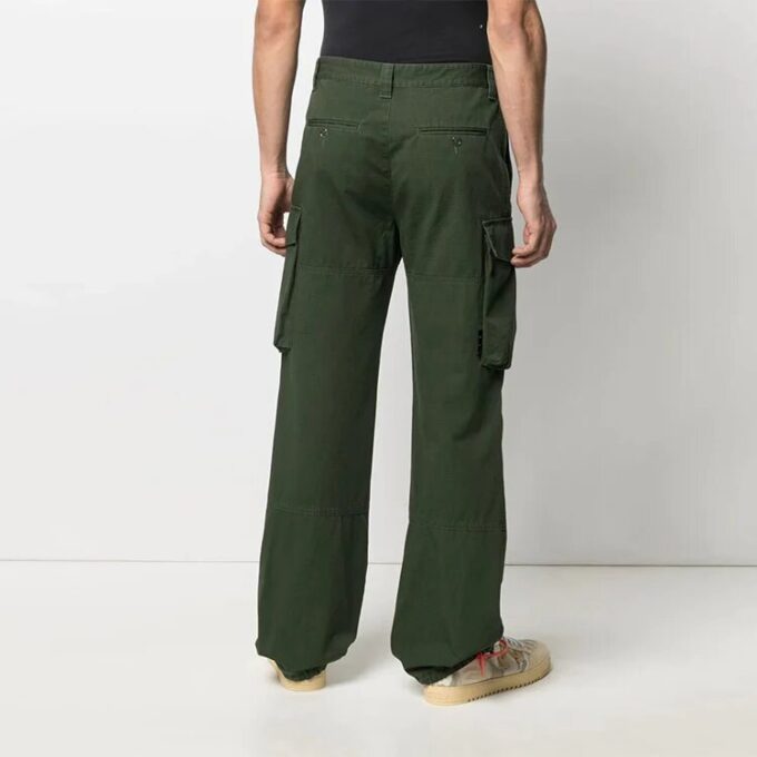 SS21 Side Straight Cargo-bukser, grønn