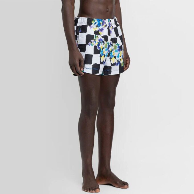 SS21 Sportsshorts med blomstertrykk