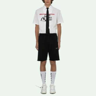 SS21 sportsshorts med logo, svart