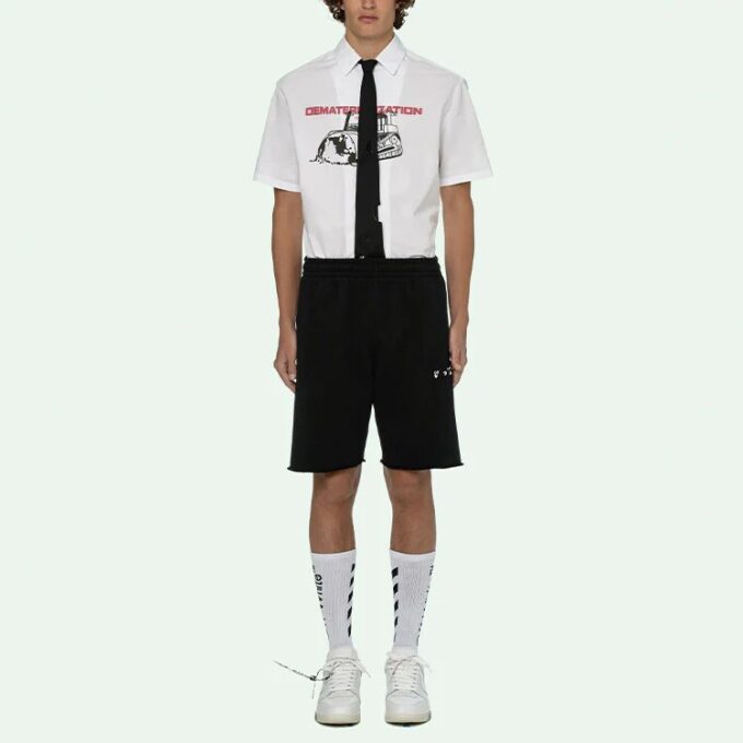 SS21 sportsshorts med logo, svart