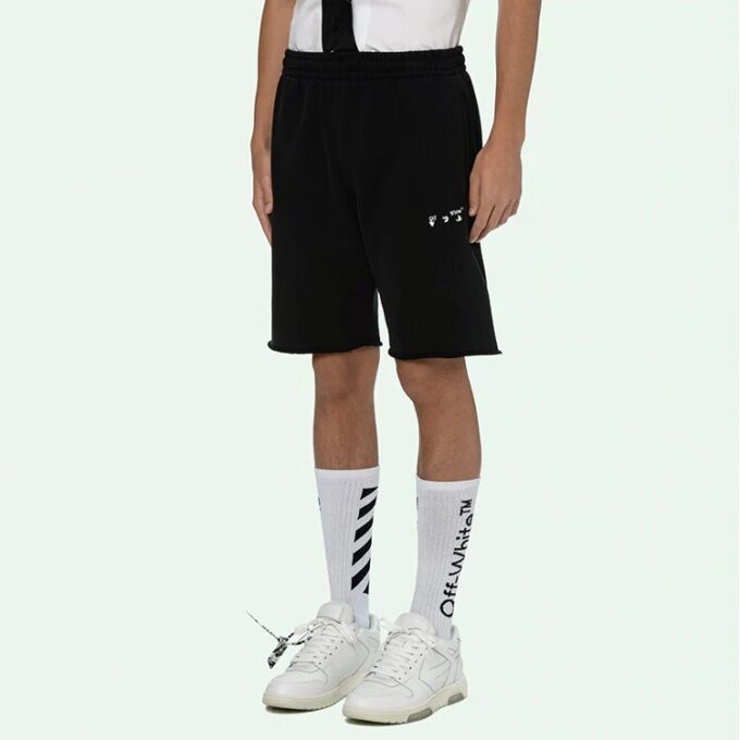 SS21 sportsshorts med logo, svart