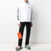 SS21 Spray Marker Logo Printing Loose Fit Hvit