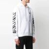 SS21 Spray Marker Logo Printing Loose Fit Hvit