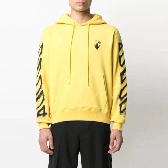 SS21 Spraymarkør Logo-trykk Løs passform Gul