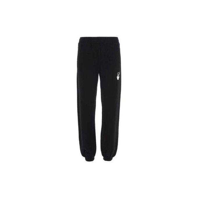 SS21 Street Style Bomullsbukser med logo